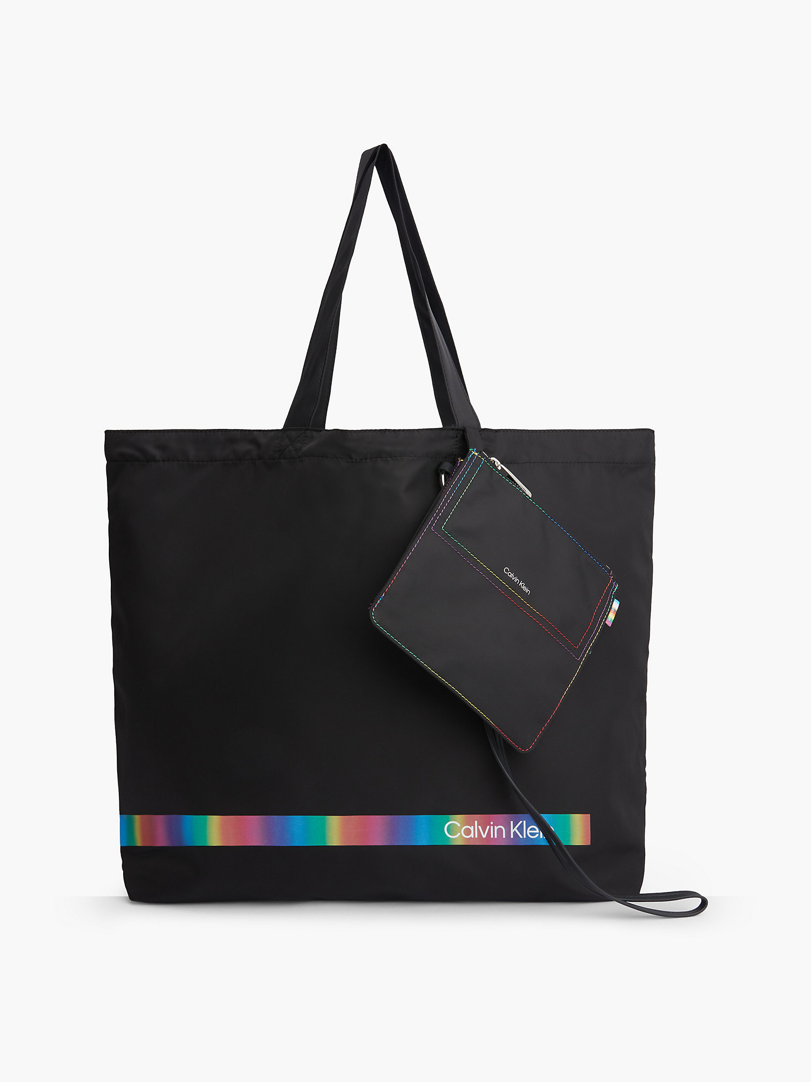 CK Black Packable Tote Bag - Pride undefined unisex Calvin Klein
