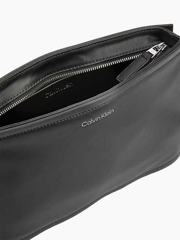 CK BLACK Recycled Unisex Convertible Crossbody Bag for unisex CALVIN KLEIN