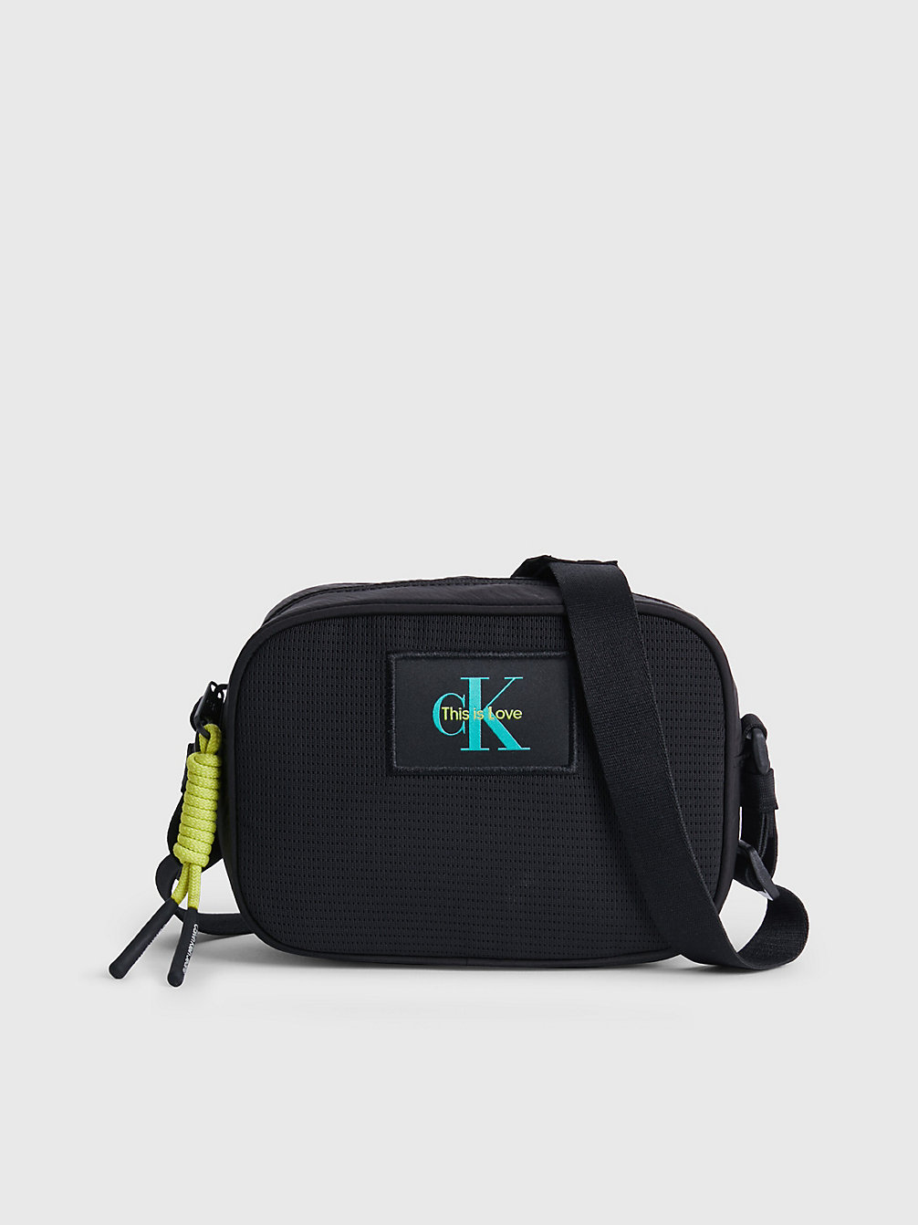 BLACK Recycled Nylon Crossbody Bag - Pride undefined unisex Calvin Klein