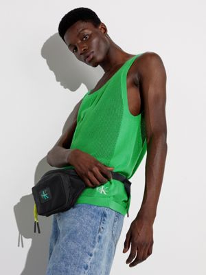 BLACK Gürteltasche aus recyceltem Nylon - Pride für unisex CALVIN KLEIN JEANS