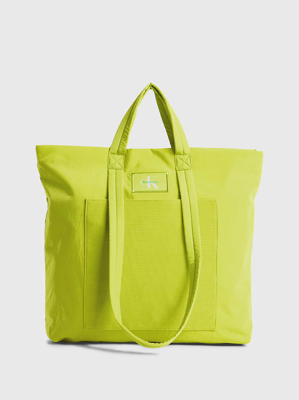 LEMON LIME Recycled Nylon Tote Bag - Pride undefined unisex Calvin Klein