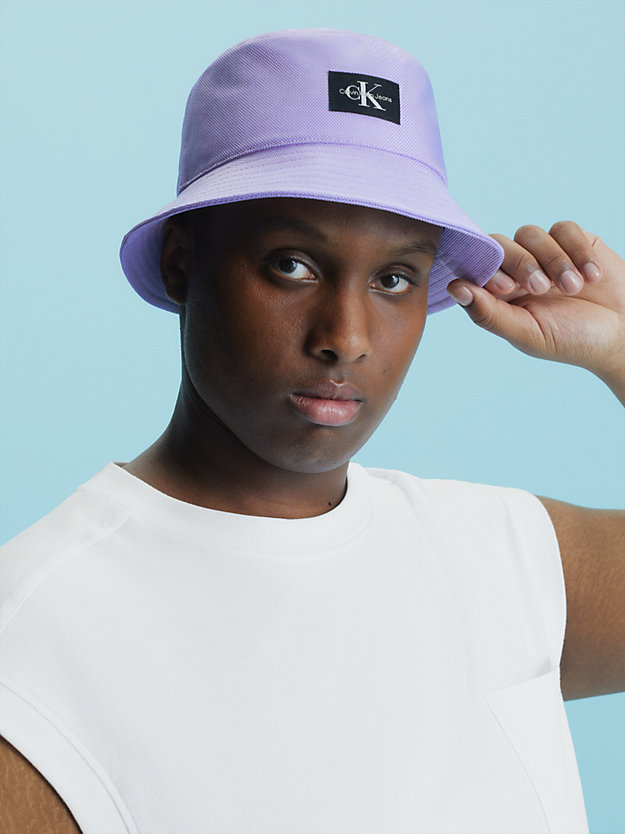 hyacinth hues recycled unisex bucket hat for unisex calvin klein jeans