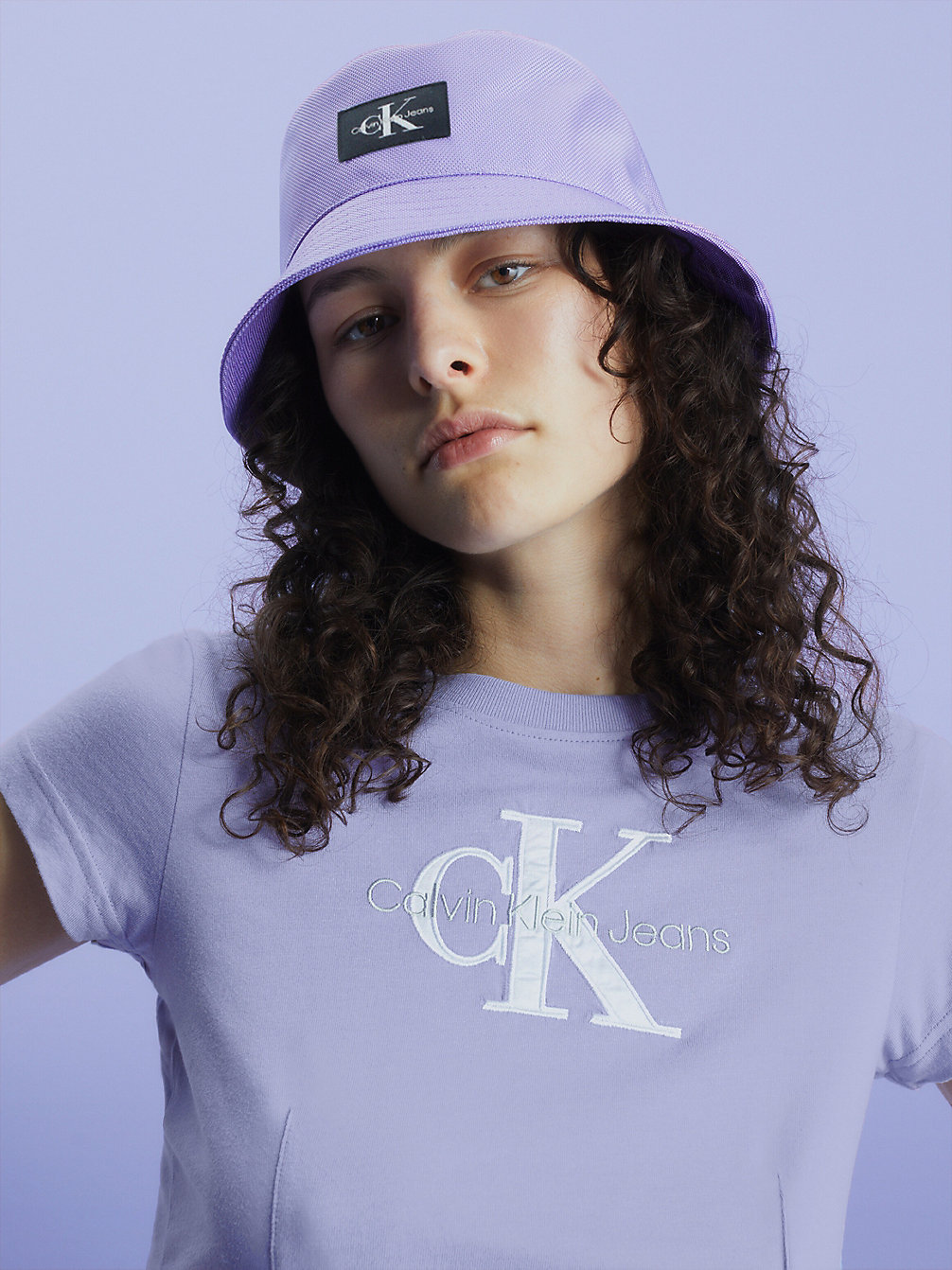 HYACINTH HUES Recycled Bucket Hat undefined unisex Calvin Klein