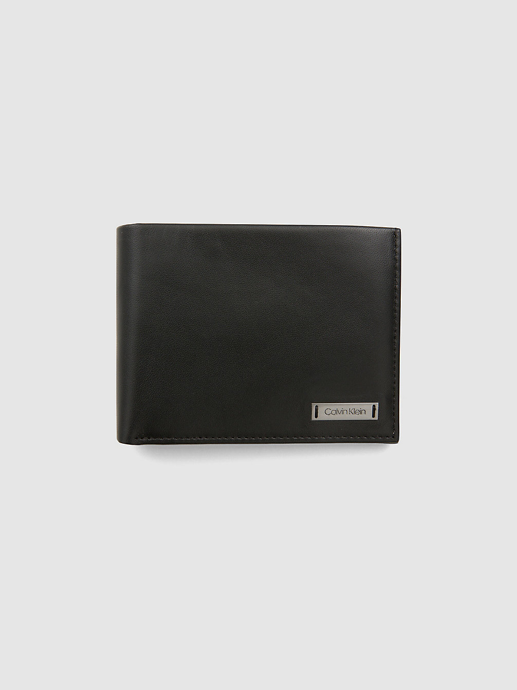 BLACK > Leather Billfold Wallet > undefined Mężczyźni - Calvin Klein