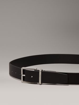 black leather belt for men calvin klein