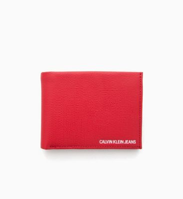 calvin klein red wallet