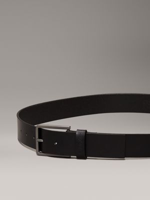 black leather belt for men calvin klein