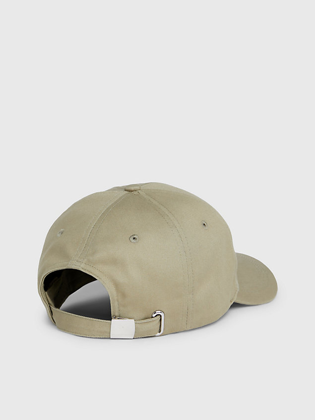 green twill cap for men calvin klein