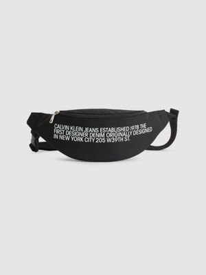 black calvin klein bum bag