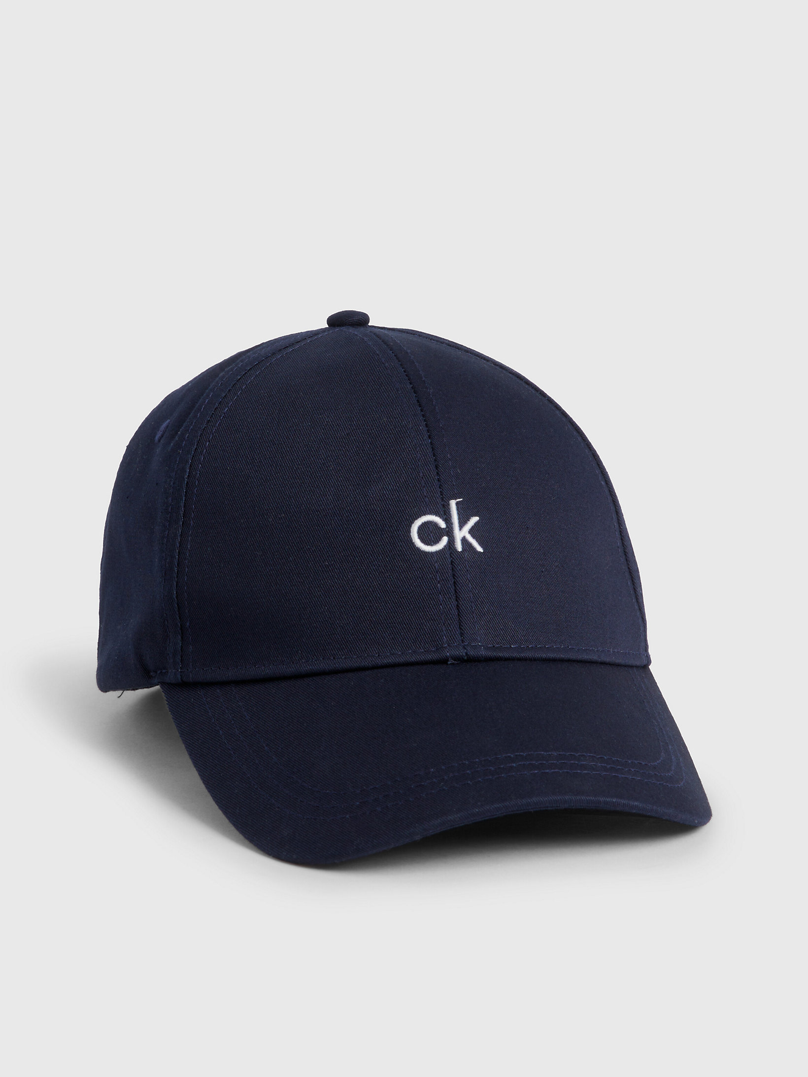 CK Navy Organic Cotton Cap undefined men Calvin Klein