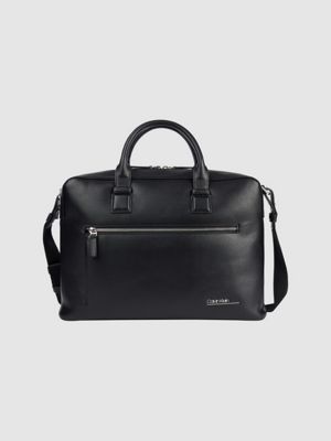 calvin klein slim laptop bag