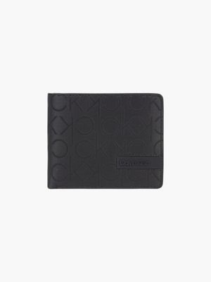 portefeuille 2 volets avec logo anti-rfid  pour hommes calvin klein