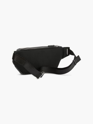 marsupio con logo black da uomo calvin klein