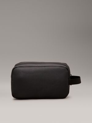 black wash bag for men calvin klein