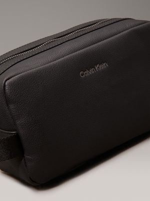 ck black wash bag for men calvin klein