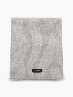  sjaal van gerecyclede wolmix voor heren - calvin klein