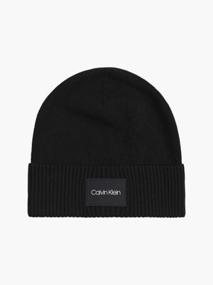 bonnet recyclé en laine mélangée  pour hommes calvin klein