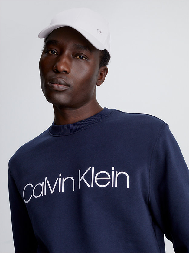 CK WHITE Organic Cotton Cap for men CALVIN KLEIN