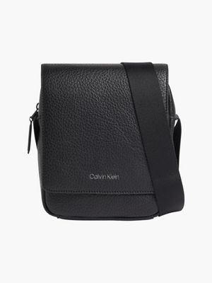  kleine gerecyclede imitatieleren crossover voor heren - calvin klein
