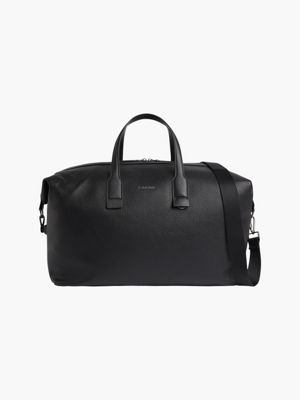  gerecyclede imitatieleren weekendtas voor heren - calvin klein