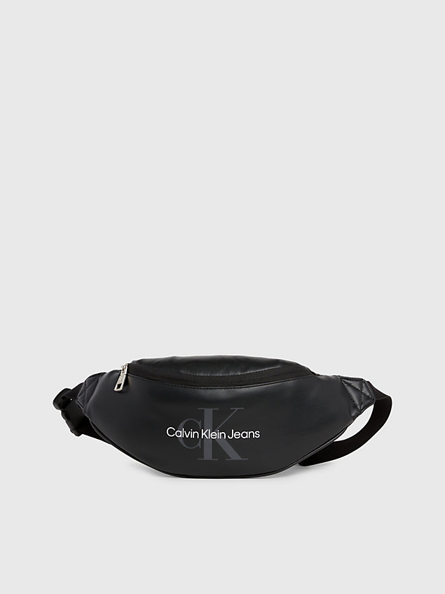 black logo bum bag for men calvin klein jeans