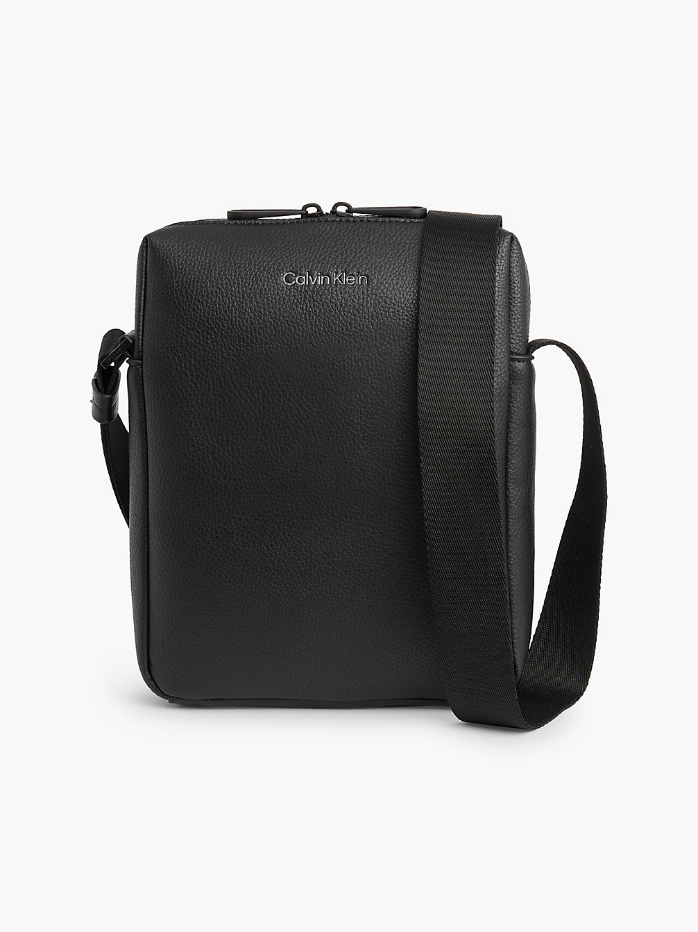 CK BLACK Recycled Faux Leather Crossbody Bag undefined men Calvin Klein