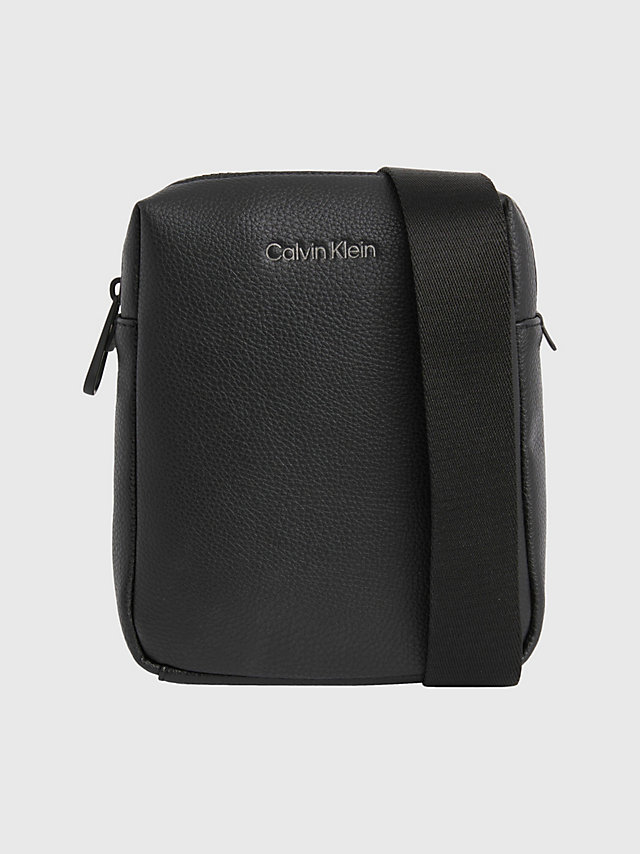 CK Black Small Recycled Crossbody Bag undefined men Calvin Klein