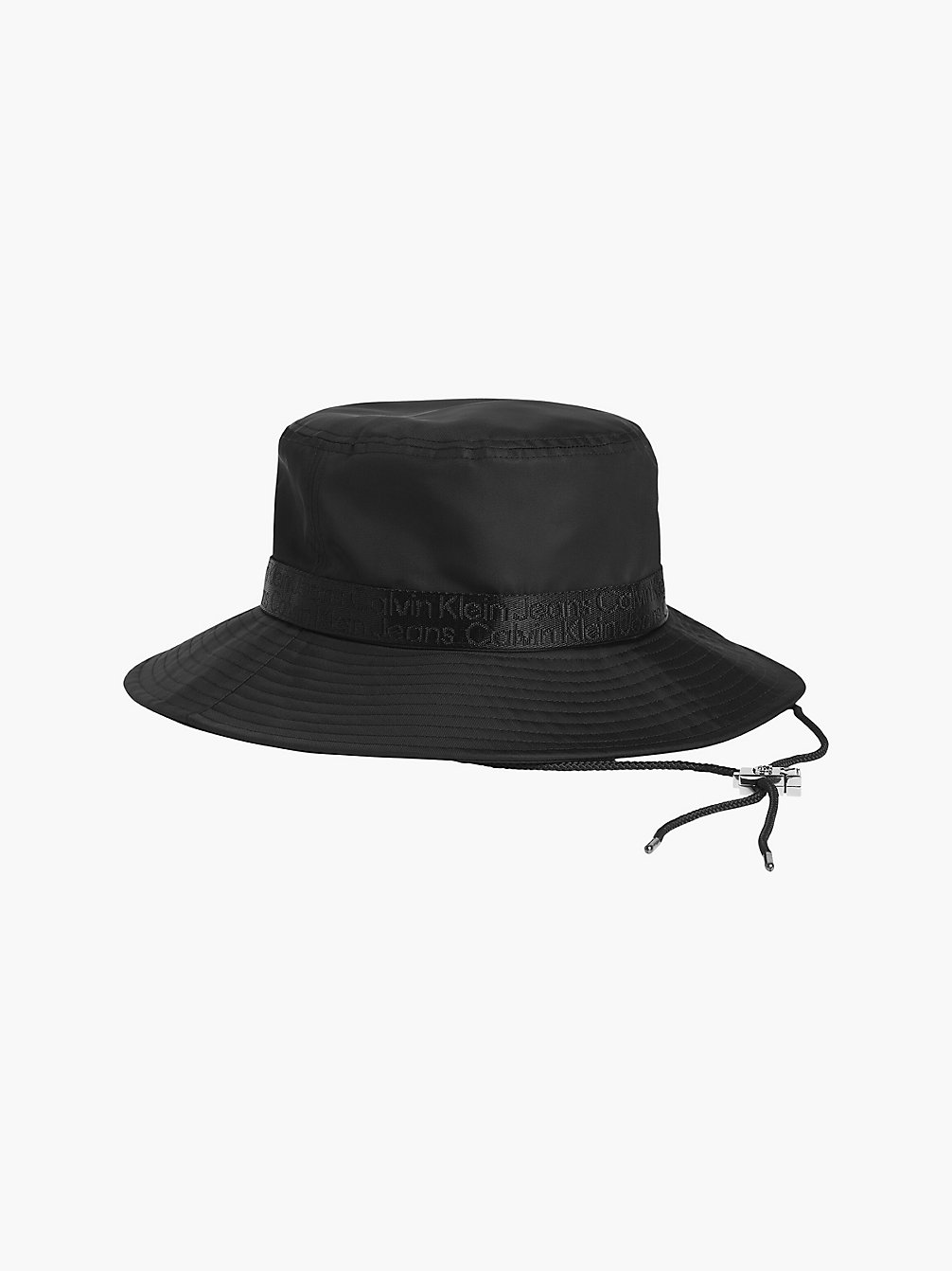 BLACK Recycled Explorer Hat undefined men Calvin Klein