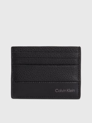 Calvin Klein Black Leather Mens Wallet Holder main image 0