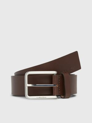 New Calvin Klein Men's Reversible Premium CK Logo 35mm Belt Brown  7538996 BRW