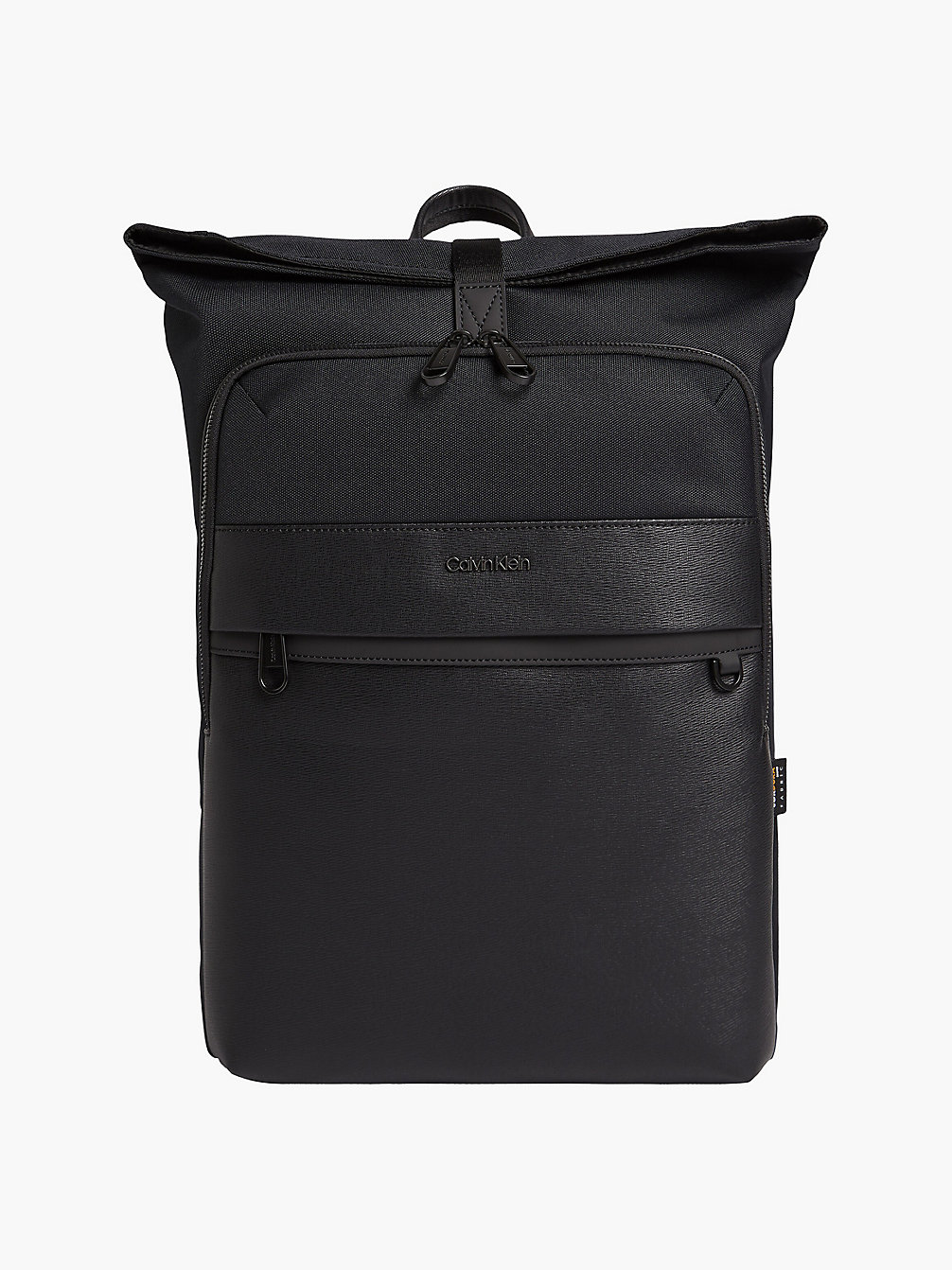 CK BLACK Recycled Nylon Roll Backpack undefined men Calvin Klein