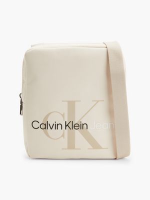  recycled polyester crossbody bag for men calvin klein jeans