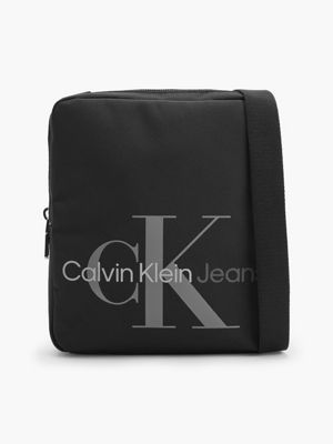  recycled polyester crossbody bag for men calvin klein jeans