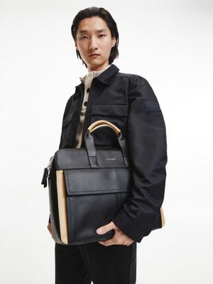 Vegane Laptoptasche aus Leder Calvin Klein® K50K509553BAX