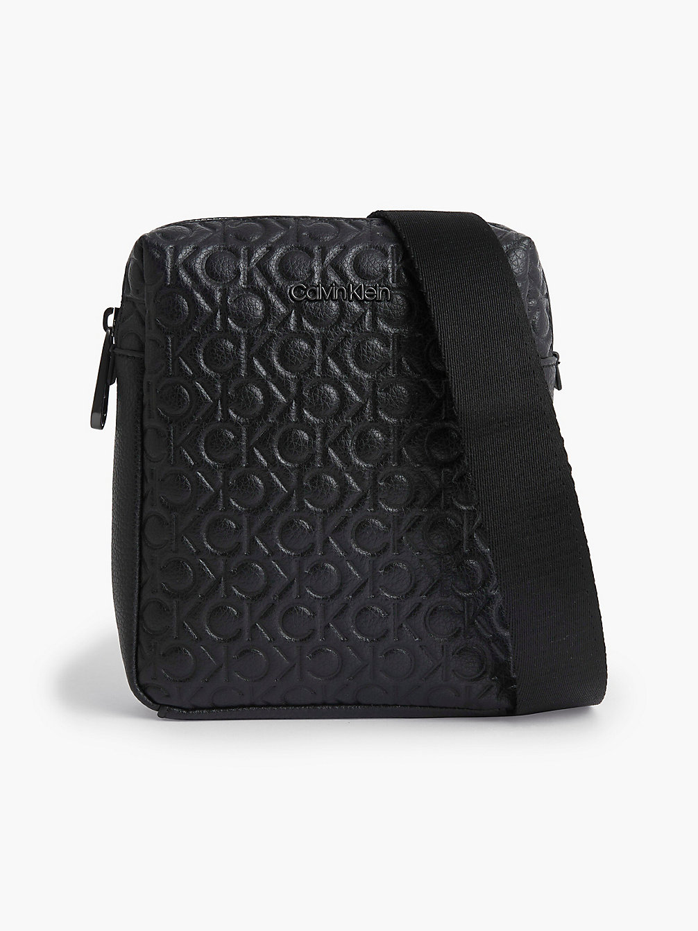 BLACK TONAL MONO Small Recycled Crossbody Bag undefined men Calvin Klein