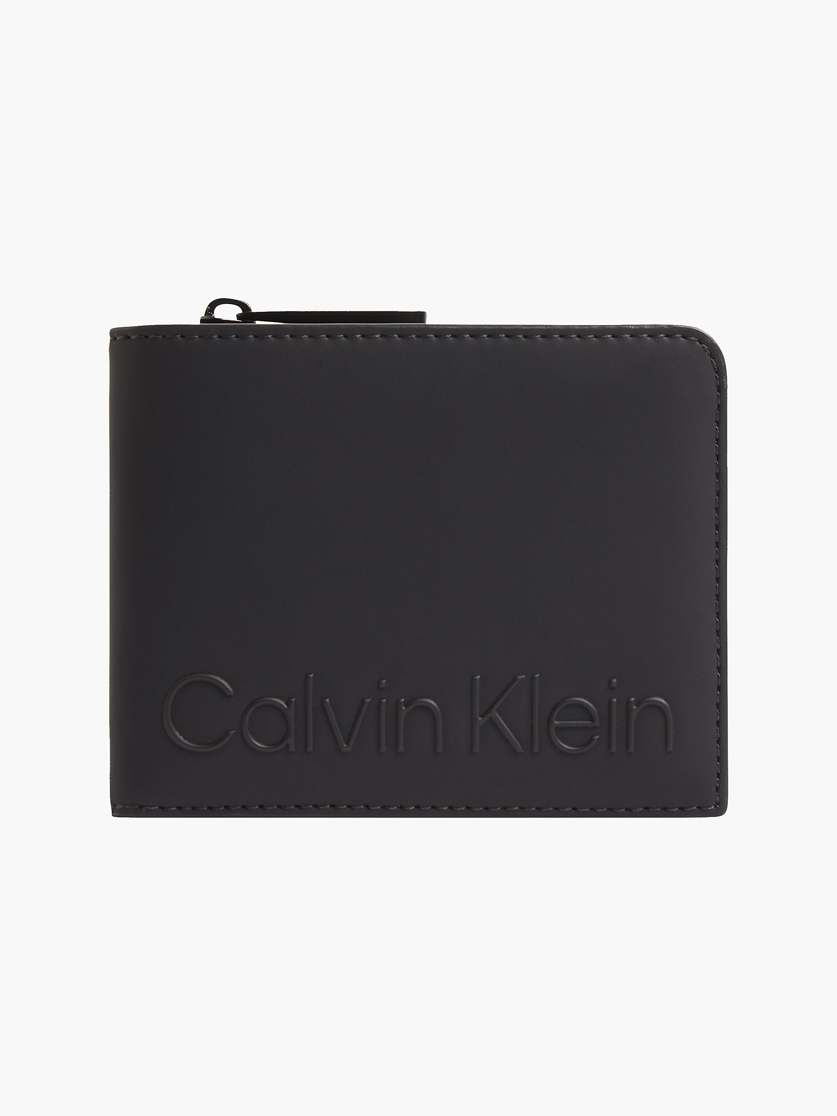 CK Black Recycled Billfold Wallet undefined men Calvin Klein