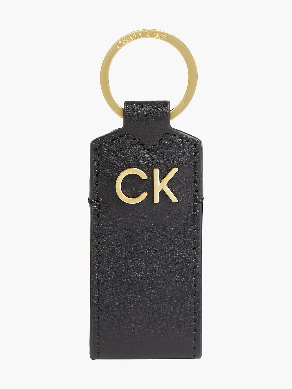 CK BLACK Porte-Clés En Cuir undefined hommes Calvin Klein