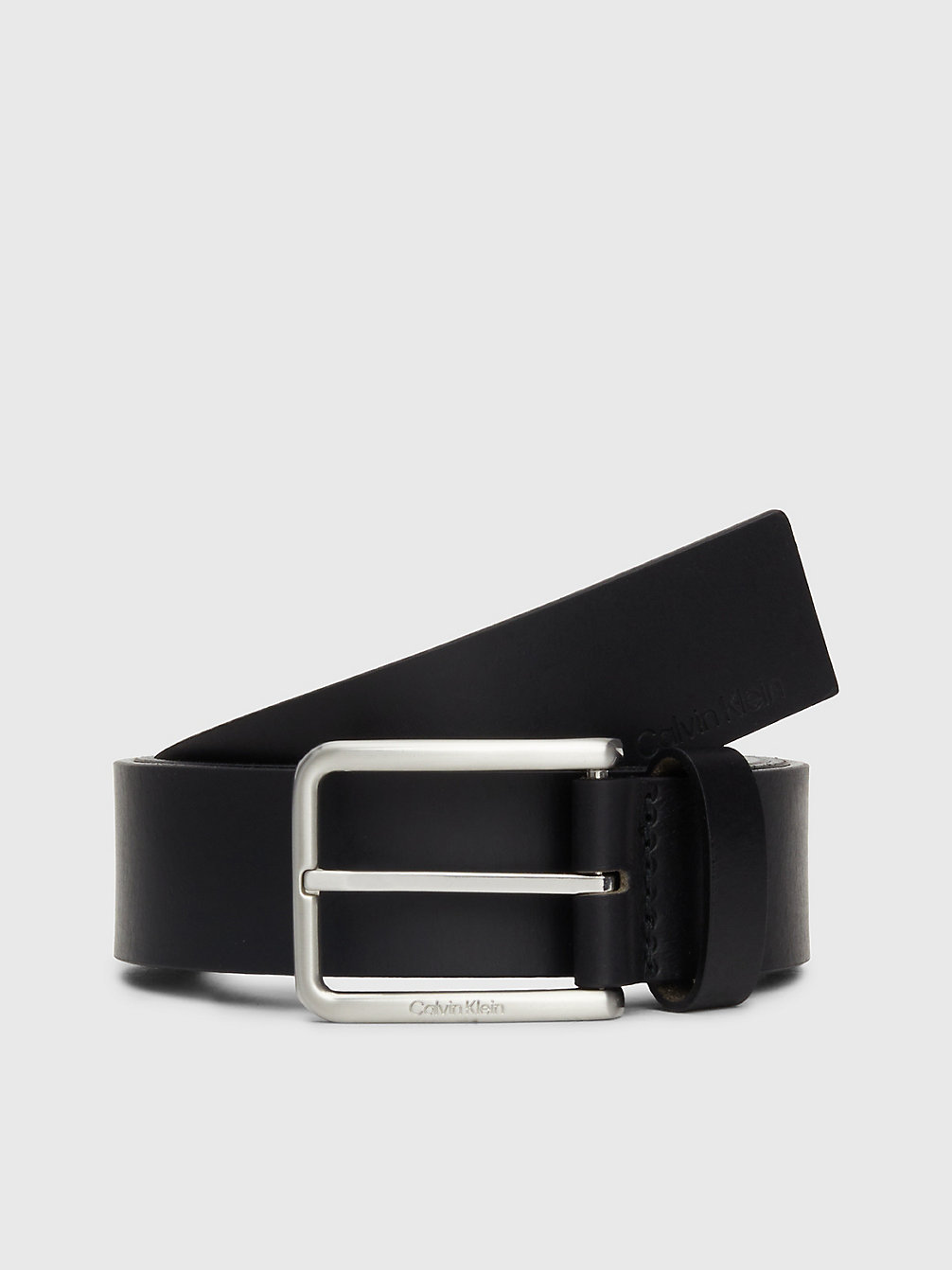 CK BLACK Leather Belt undefined Men Calvin Klein