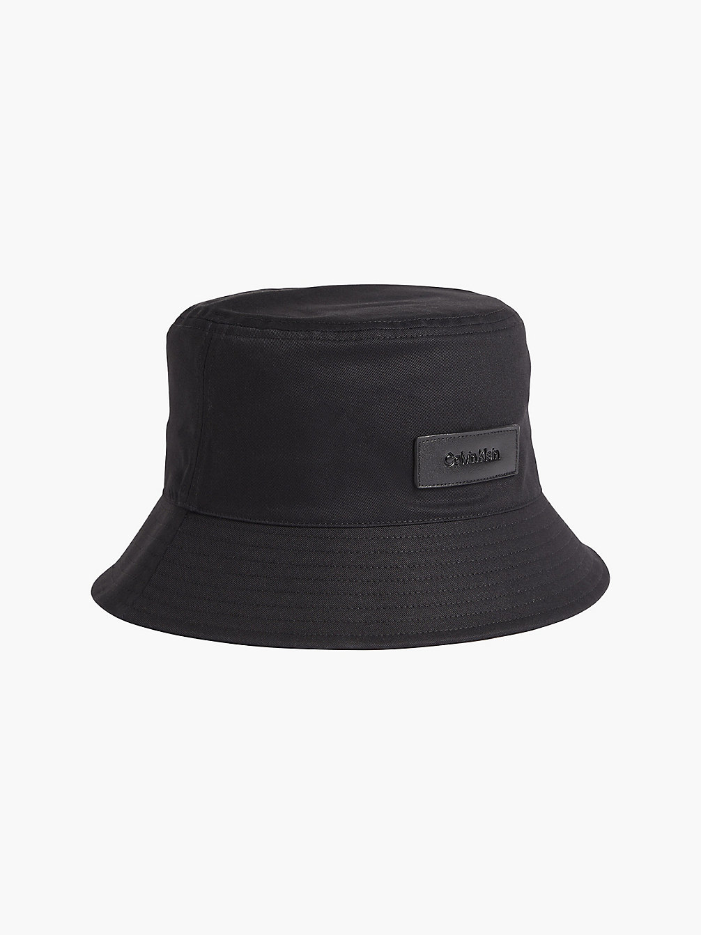 CK BLACK Organic Cotton Bucket Hat undefined men Calvin Klein