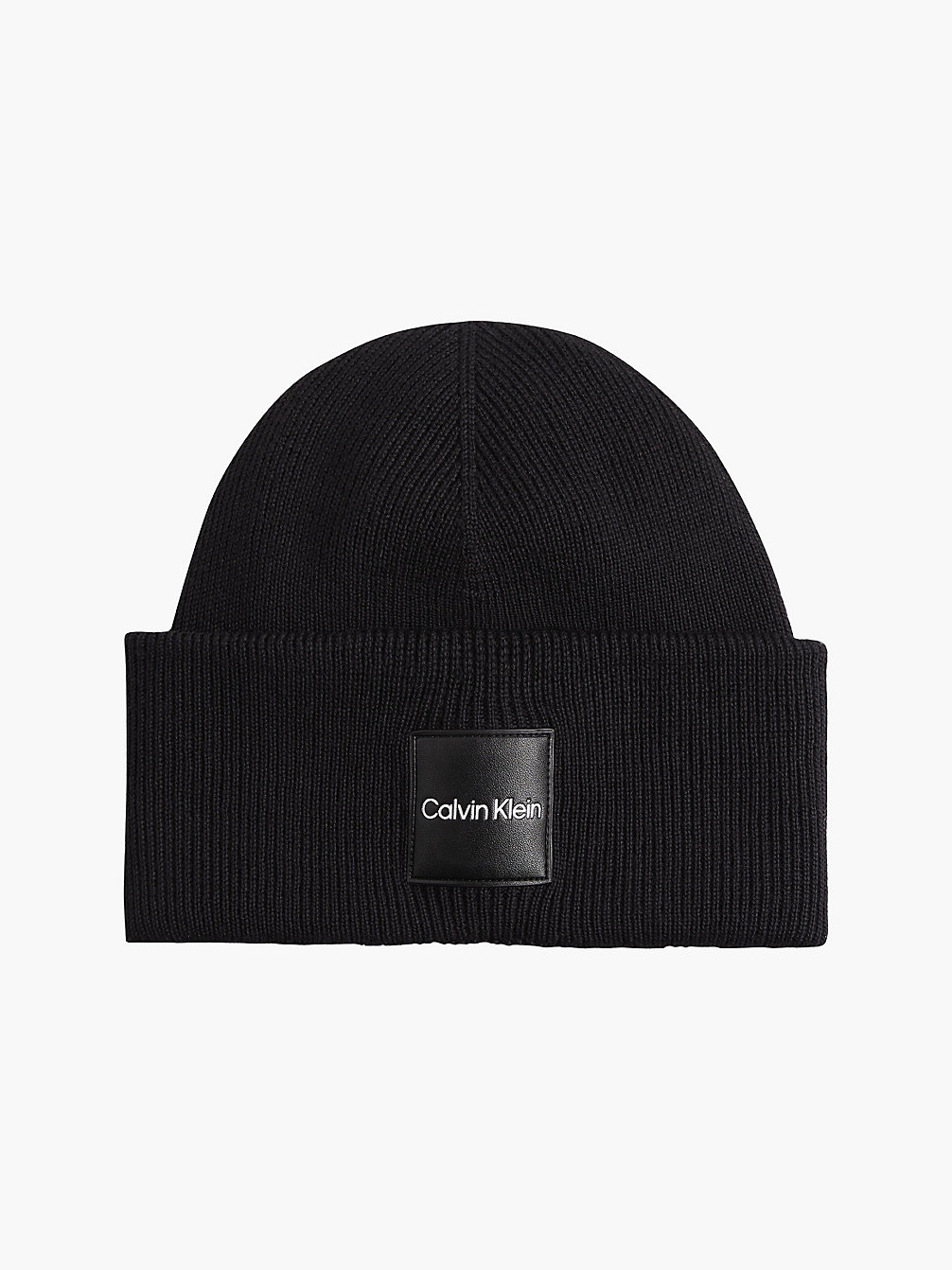 CK BLACK > Вязаная шапка из переработанного органического хлопка > undefined женщины - Calvin Klein