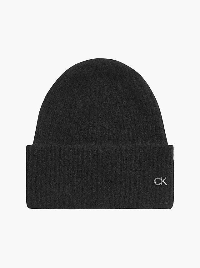 CK Black > Вязаная шапка из смесовой шерсти > undefined женщины - Calvin Klein