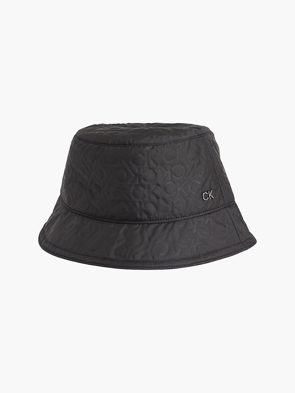 BLACK TONAL MONO Recycled Padded Bucket Hat undefined men Calvin Klein