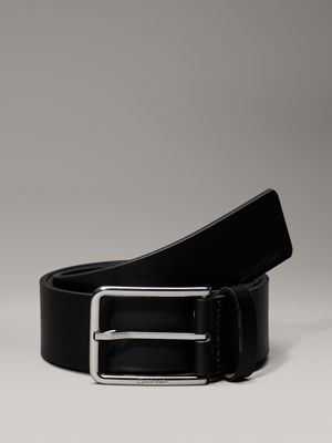 black leather belt for men calvin klein