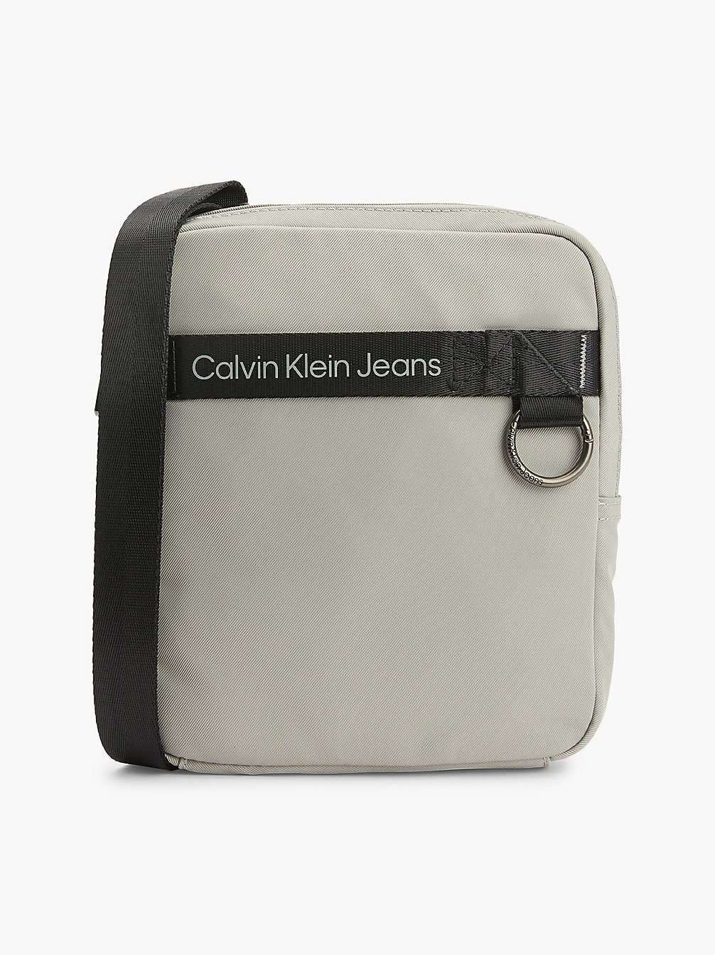 MERCURY GREY Recycled Nylon Crossbody Bag undefined men Calvin Klein