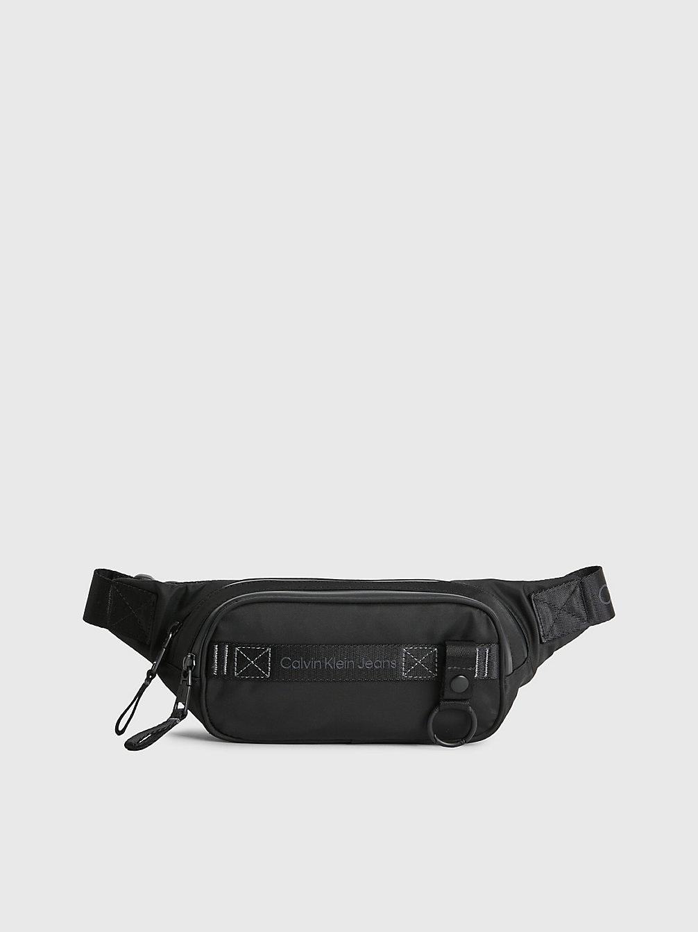 BLACK Recycled Nylon Bum Bag undefined men Calvin Klein