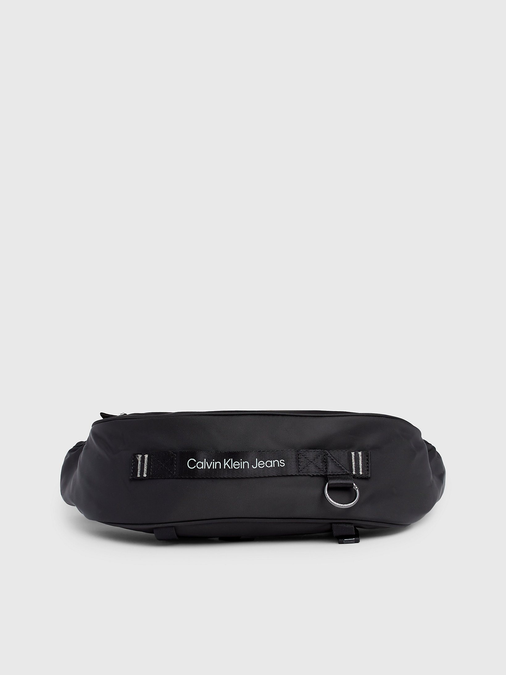 Black Recycled Nylon Bum Bag undefined men Calvin Klein