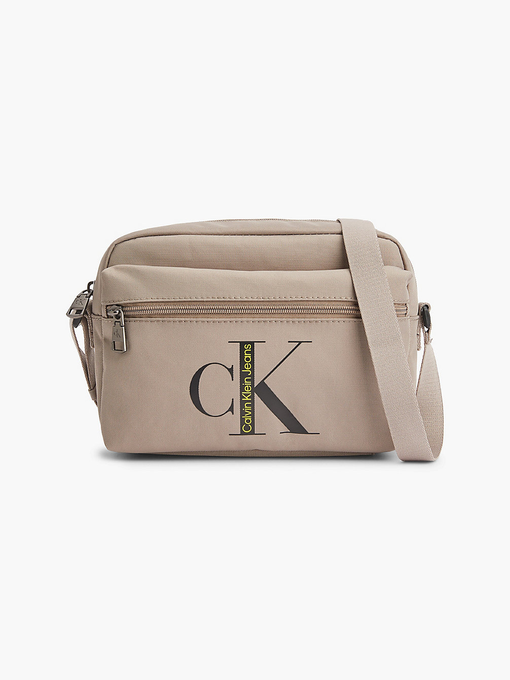 PERFECT TAUPE Recycled Crossbody Bag undefined men Calvin Klein