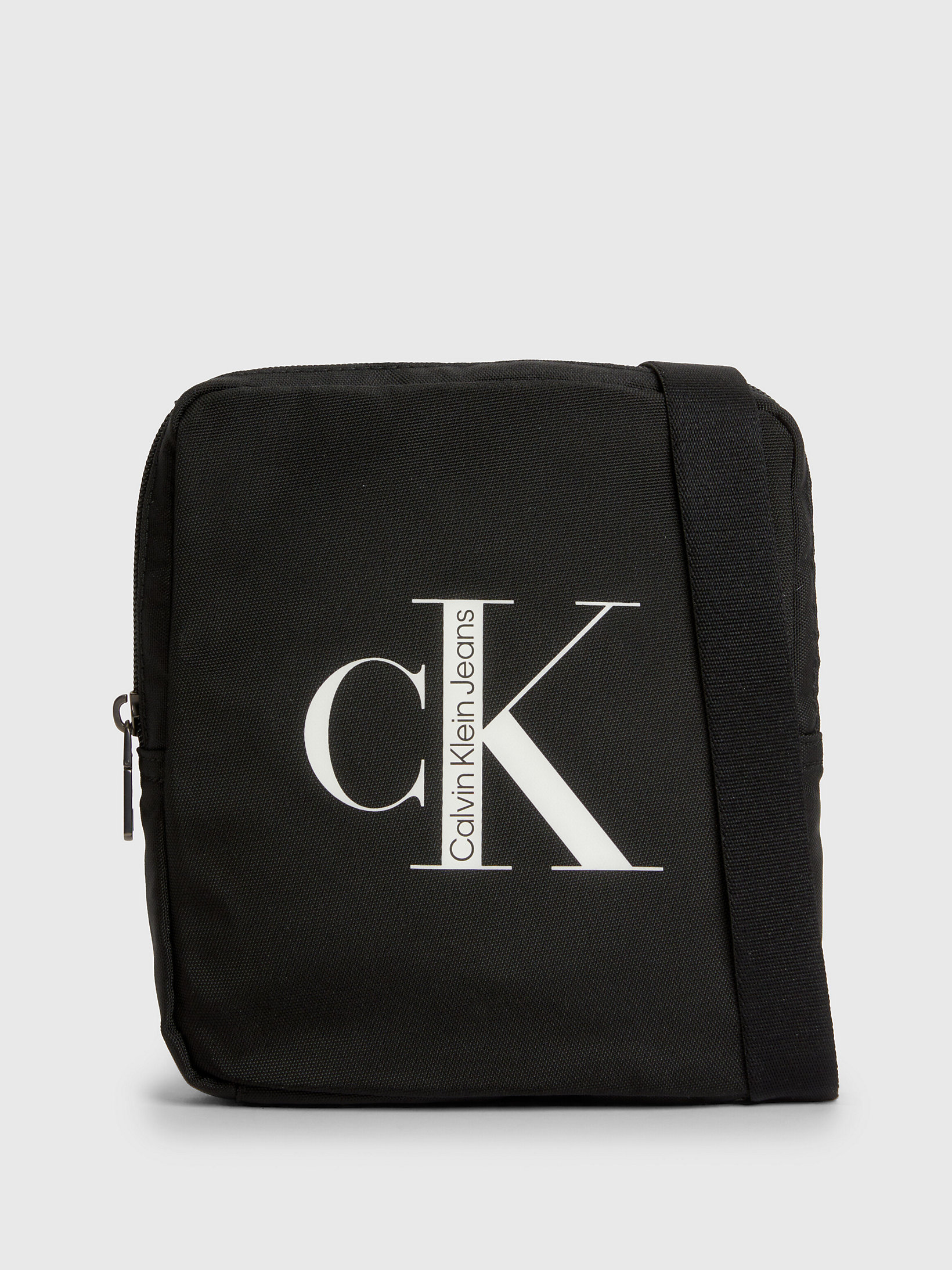 Black Recycled Crossbody Bag undefined men Calvin Klein