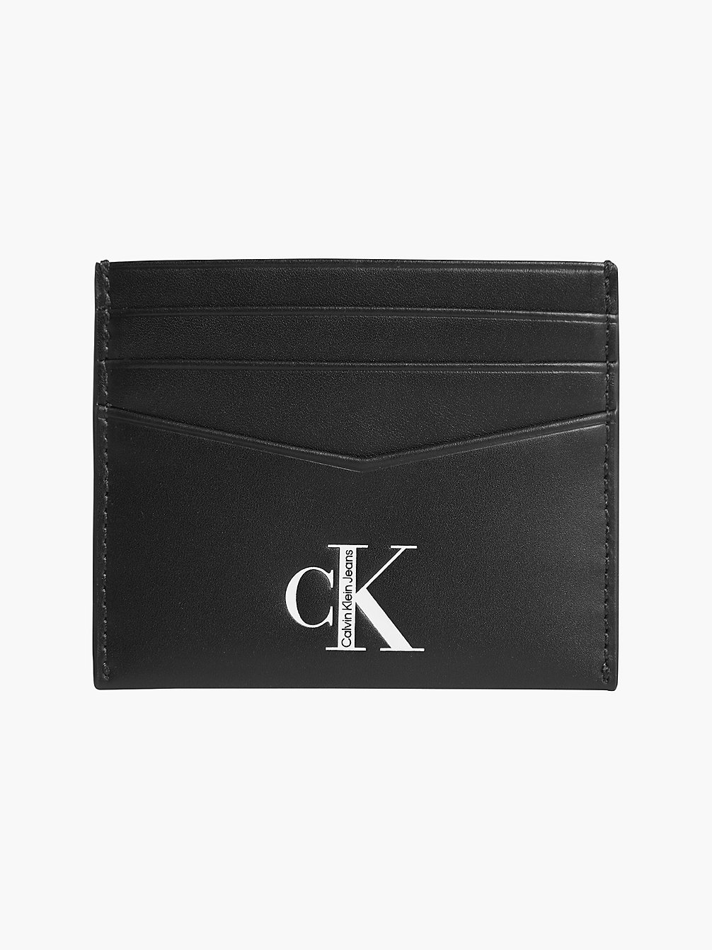 BLACK Kartenetui Aus Leder undefined Herren Calvin Klein