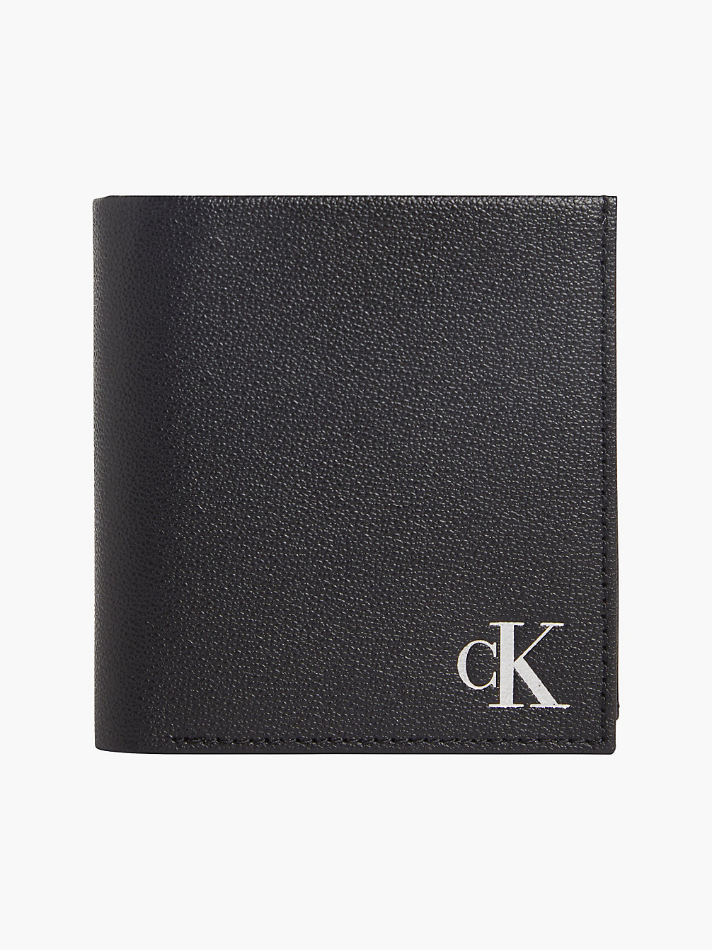BLACK Kleines Dreifach Faltbares Lederportemonnaie undefined Herren Calvin Klein